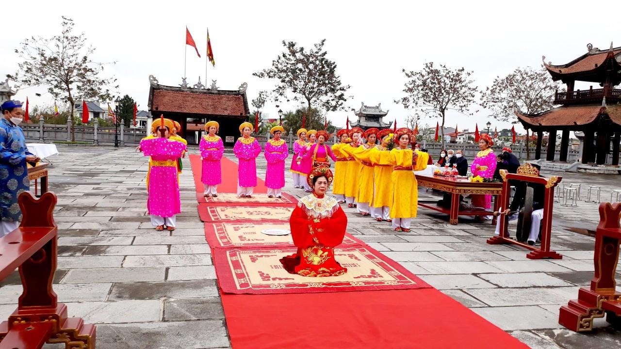 Lễ tế xuân tại Văn miếu tỉnh Vĩnh phúc